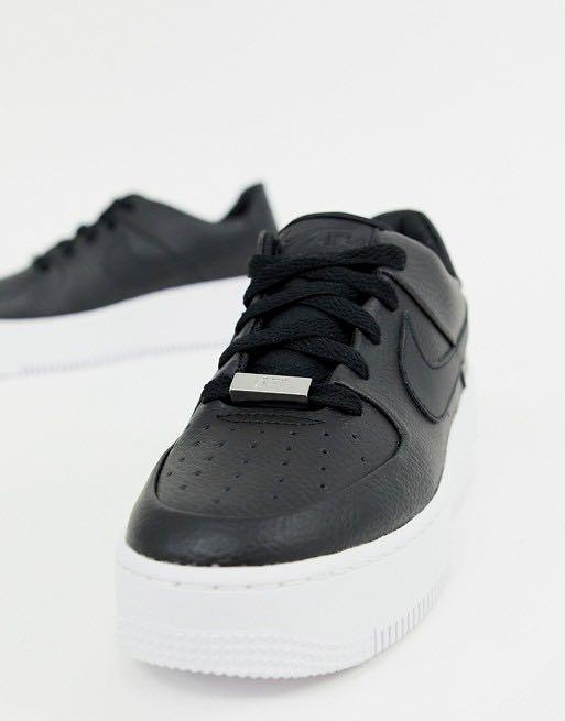 nike black low