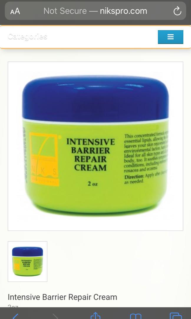 Niks Maple Intensive Barrier Cream Beauty Personal Care Face Face Care On Carousell