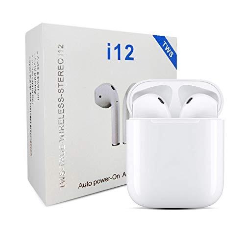 i12 tws wireless bluetooth earbuds with charging box