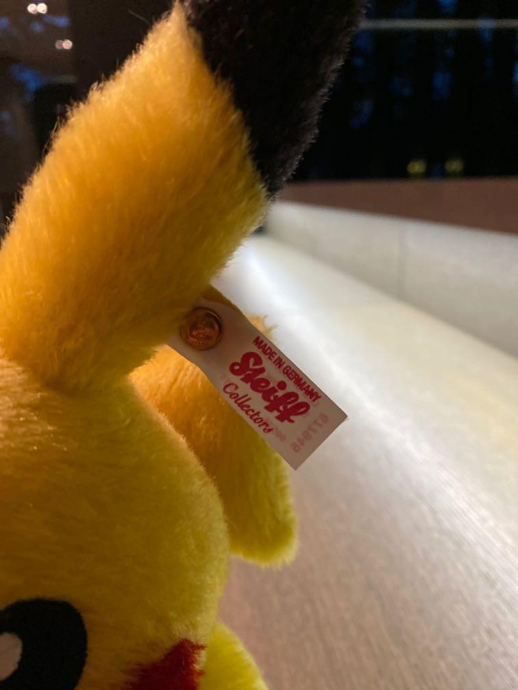 Pikachu Steiff Limited Edition Stuffed Bear Hobbies Toys Toys Games On Carousell