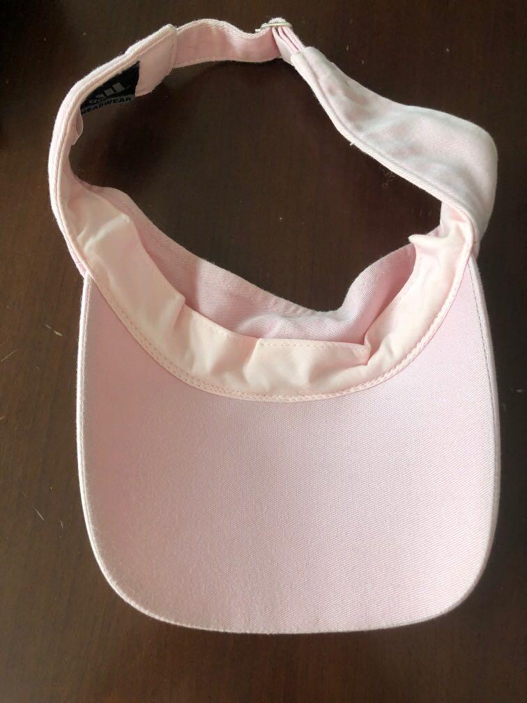 pink adidas visor