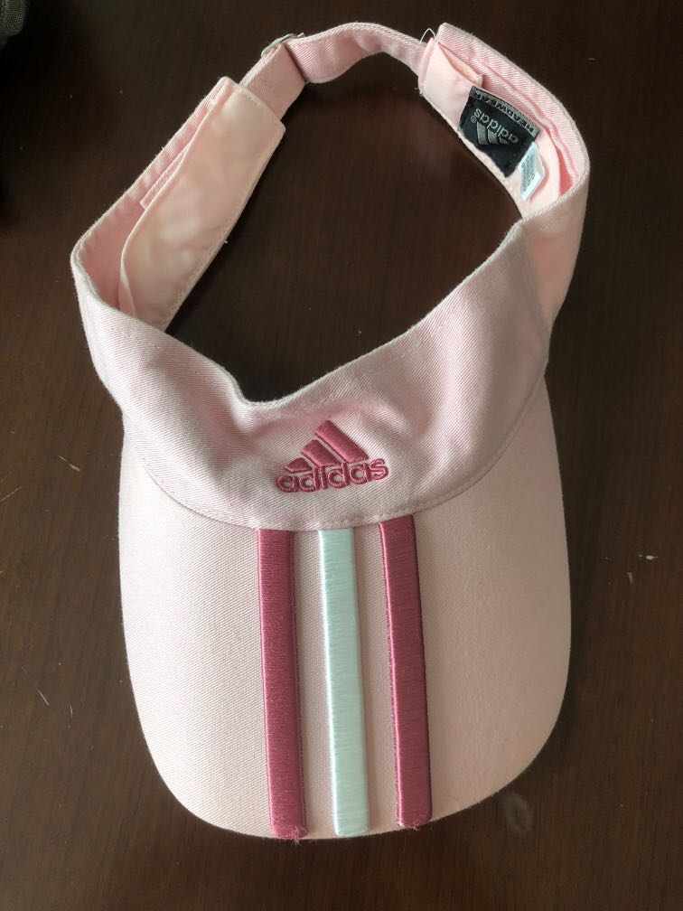 pink adidas visor