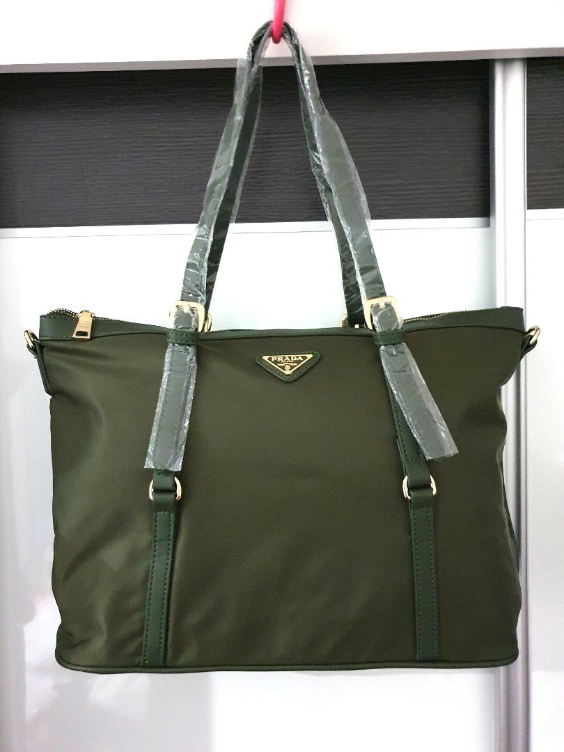 green prada purse
