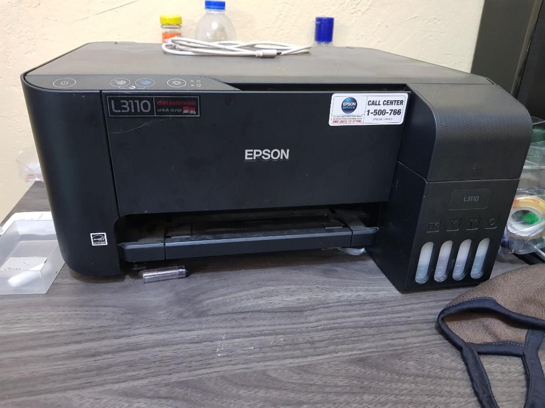 Printer Epson L3110 eco tank all in one, Elektronik, Komputer, Lainnya di  Carousell