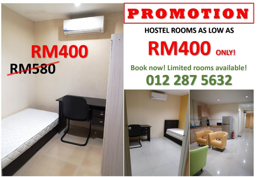 Promotion Rm400 Hostel Rooms For Rent Subang Jaya Property Rentals On Carousell