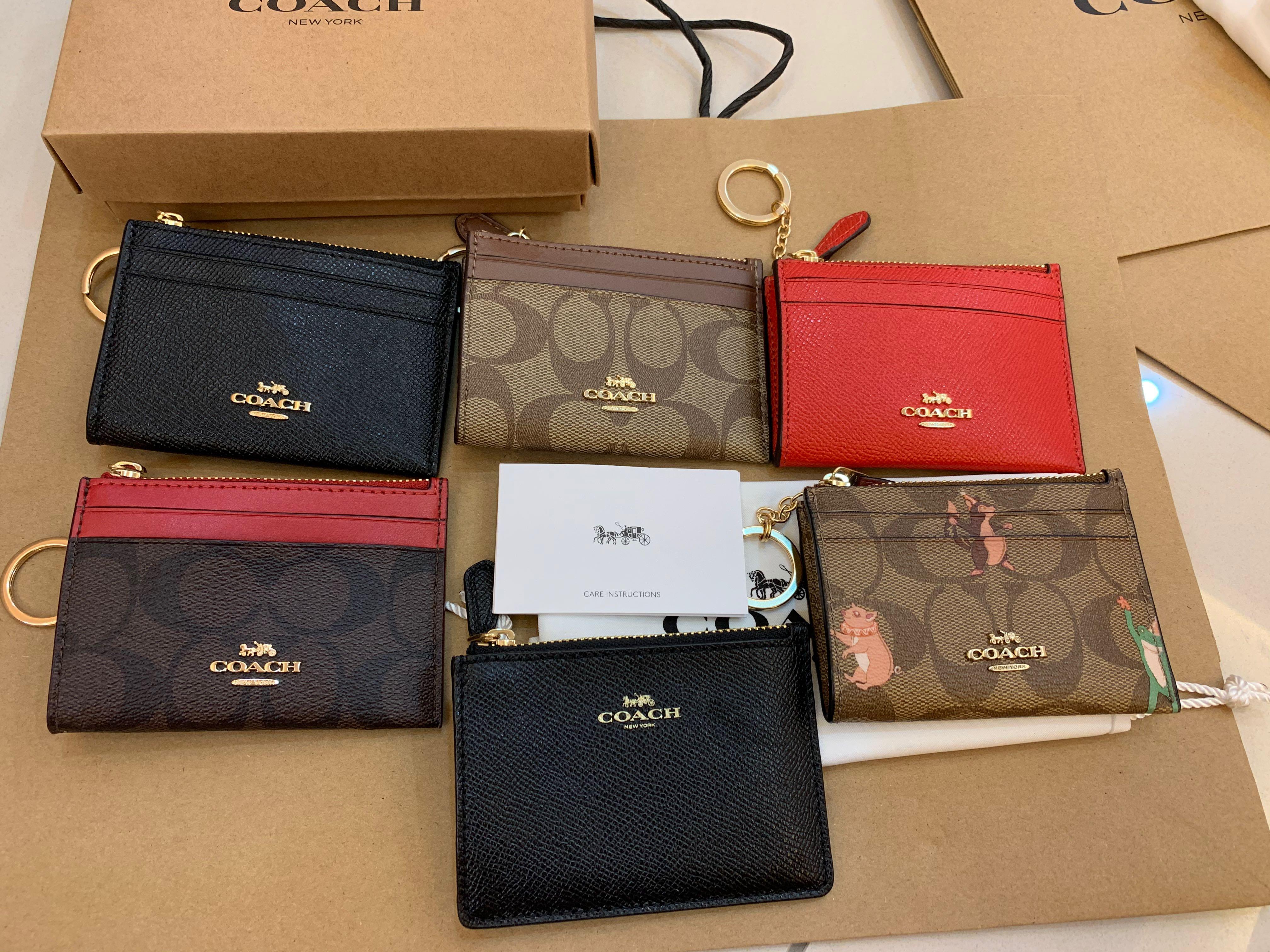 Coach card holder original best sale