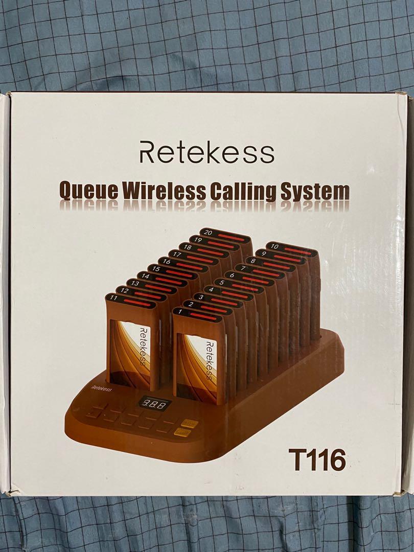 Retekess Queue Wireless Calling System (Category: Entertainment Systems & Smart Home Devices) located in Singapore. Submitted by sixfive (Listing ID 1012736318, Image 1). Description: Wireless calling system for Hawkers/small businesses! .
