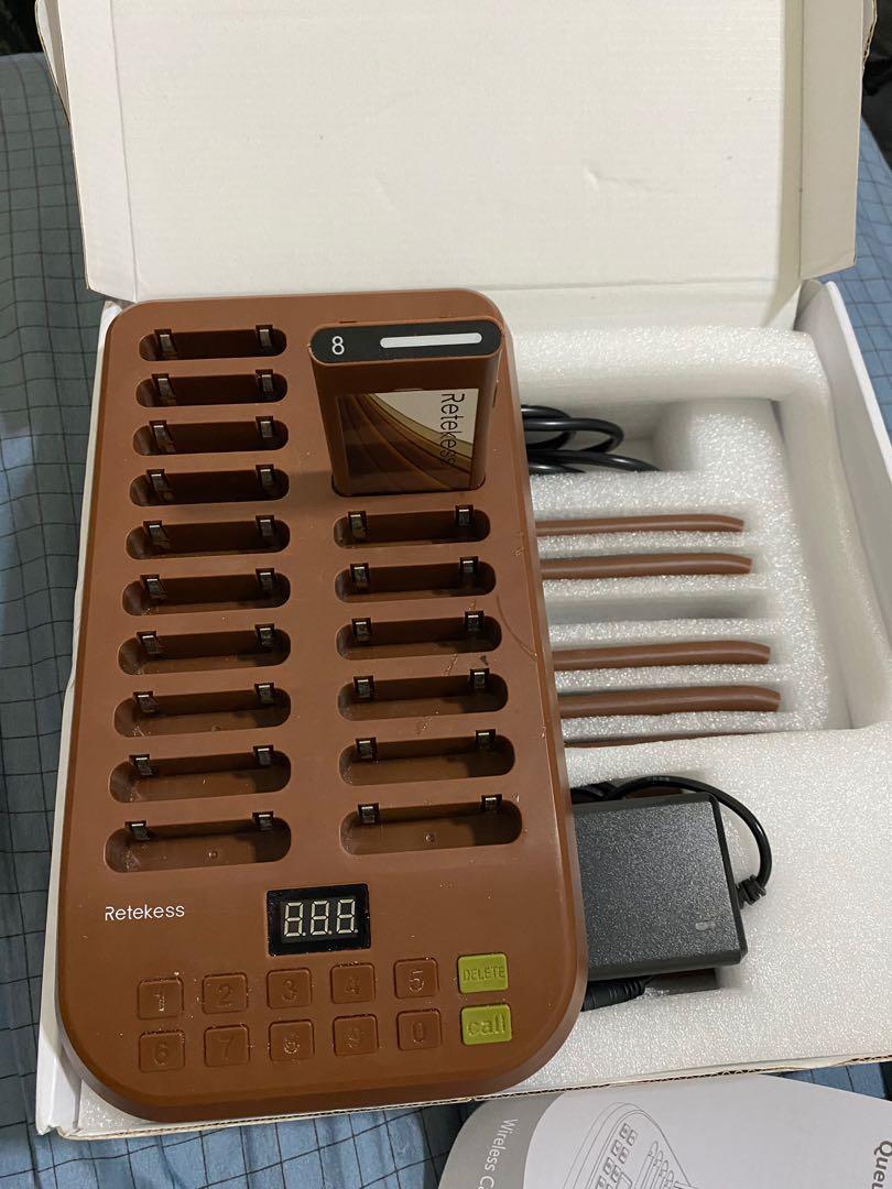 Retekess Queue Wireless Calling System (Category: Entertainment Systems & Smart Home Devices) located in Singapore. Submitted by sixfive (Listing ID 1012736318, Image 3). Description: Wireless calling system for Hawkers/small businesses! .