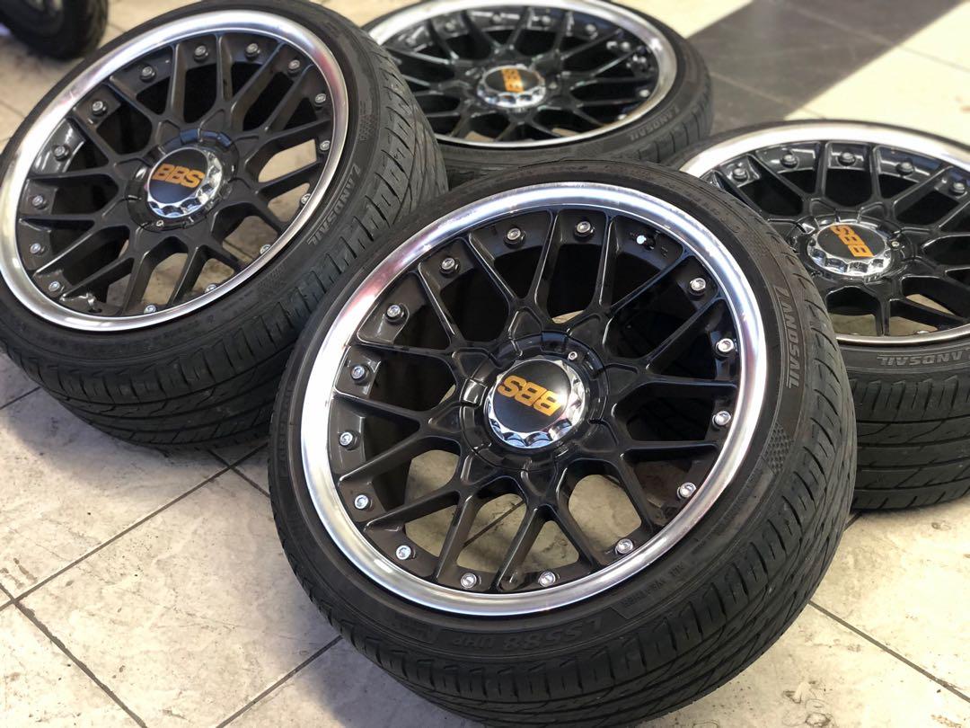 Rim BBS CH-RII 17X8JJ PCD100/114, Auto Accessories on Carousell