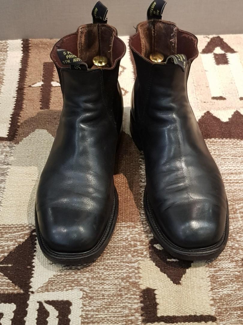 R.M Williams Henley boots black Sz 9G US10.5 EE
