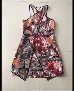 Saturday club abstract print dress