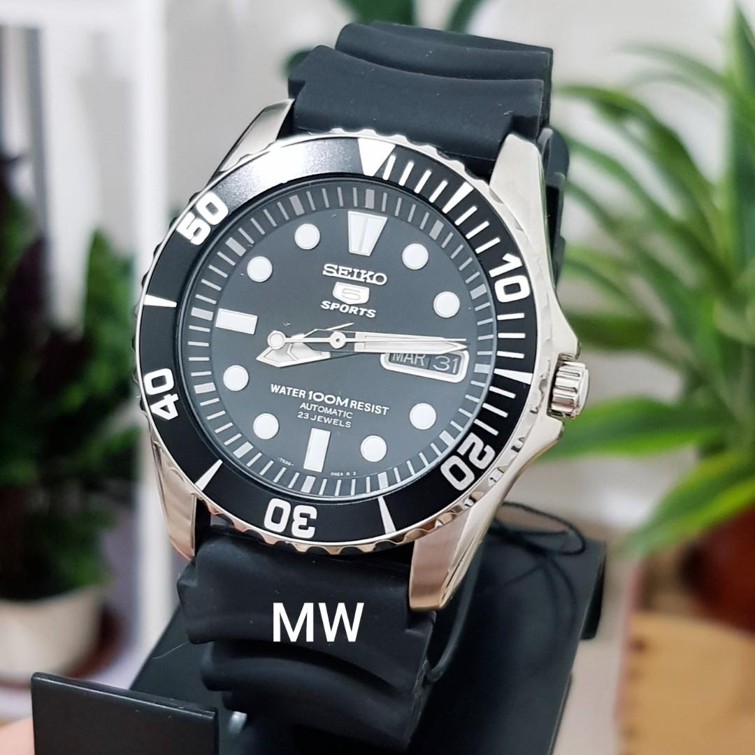 seiko men's 5 automatic snzf17k