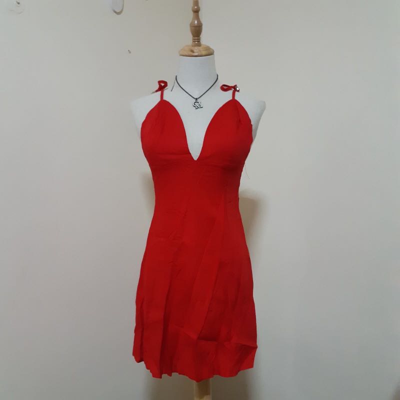 sexy red dress