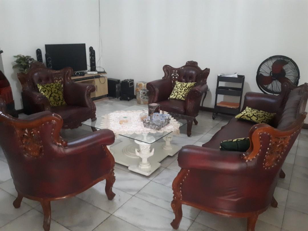 Sofa Ruang Tamu Kayu Jati Furniture On Carousell