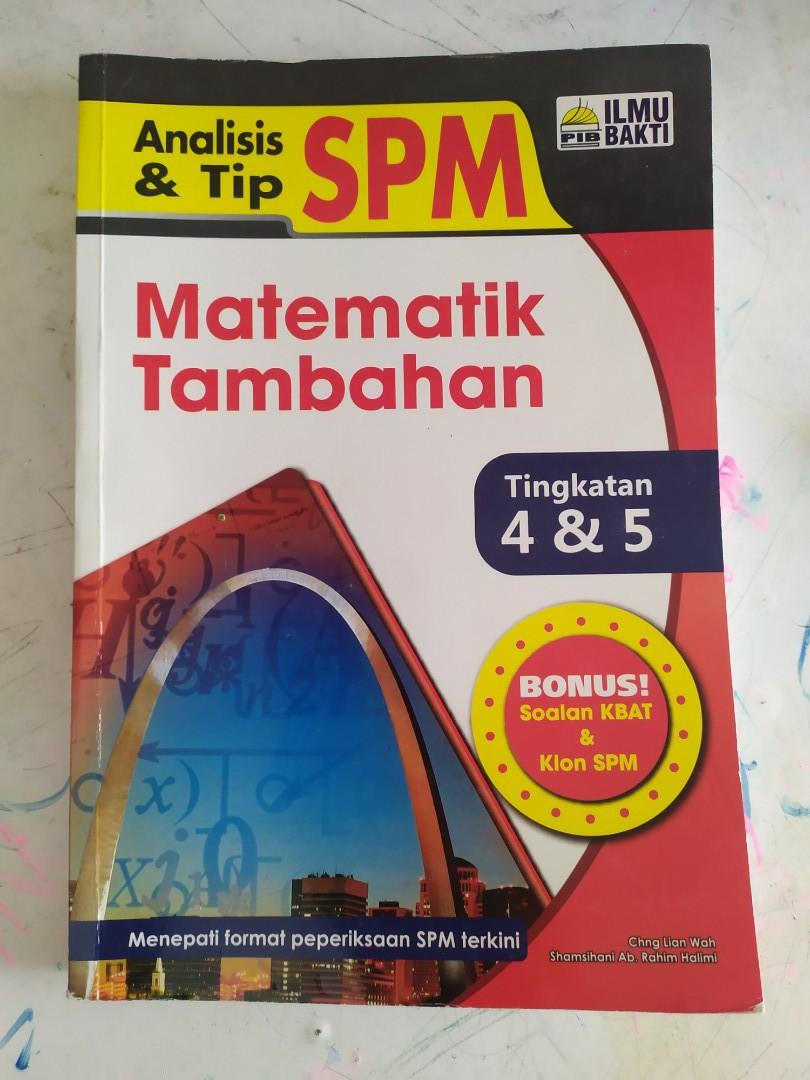 Spm Reference Book Matematik Tambahan Textbooks On Carousell