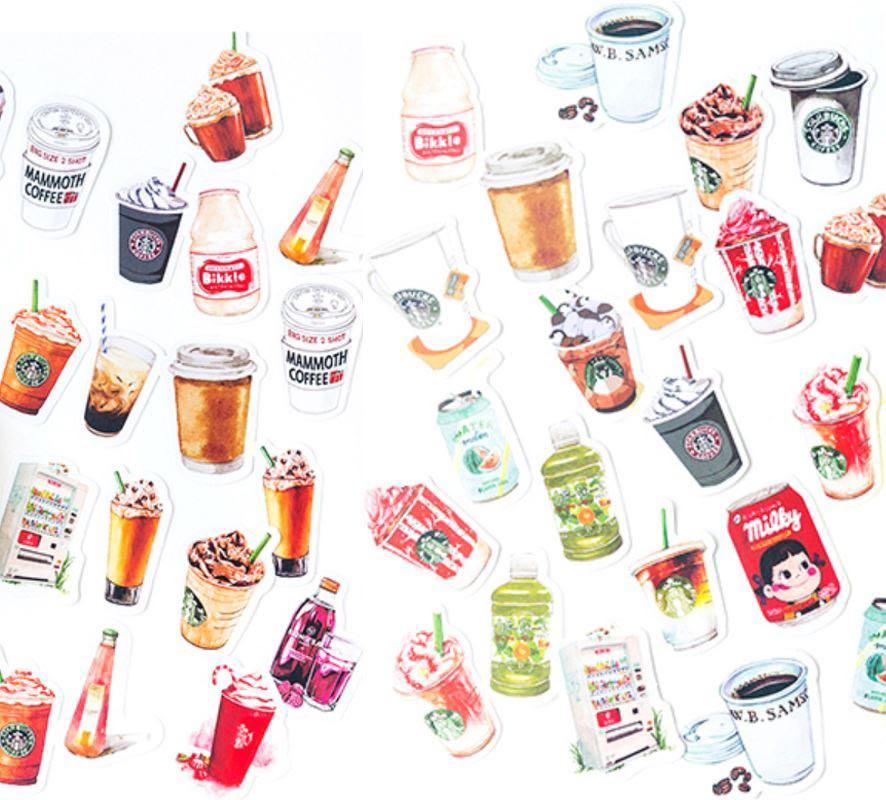 46pcs Starbucks Drink Stickers Design Craft Others On Carousell Посмотрите больше идей на темы art hoe sticker pack stickers for art hoes artsy cute fun aesthetic stickers tumblr art kid art student art history famous paintings editing overlays laptop. 46pcs starbucks drink stickers design