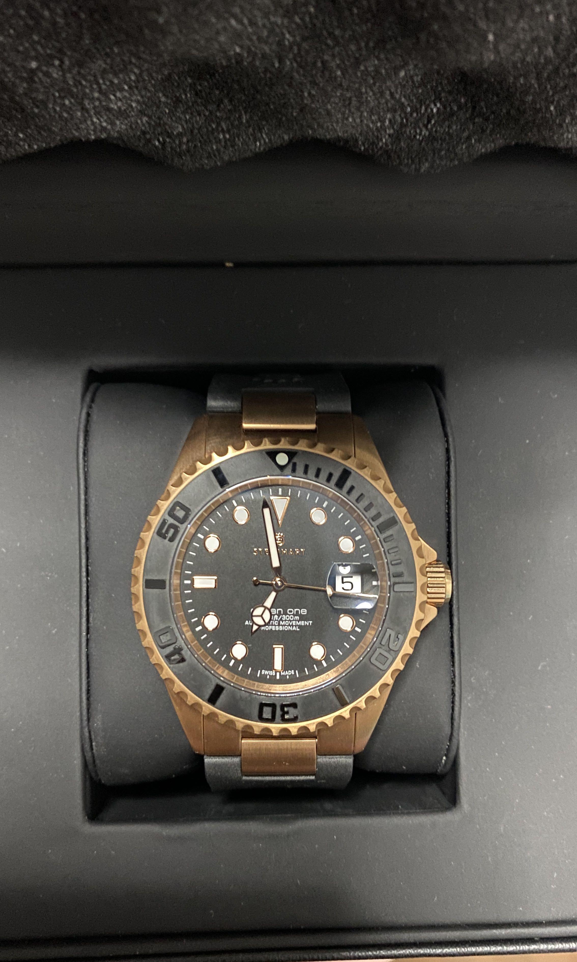 Steinhart ocean one pink gold 42mm clearance