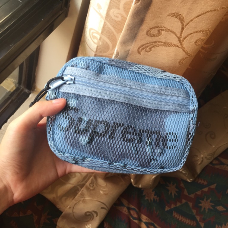 supreme side bag blue