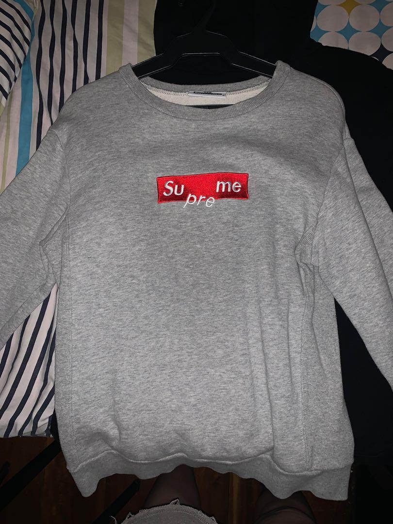 supreme sweatshirt womens
