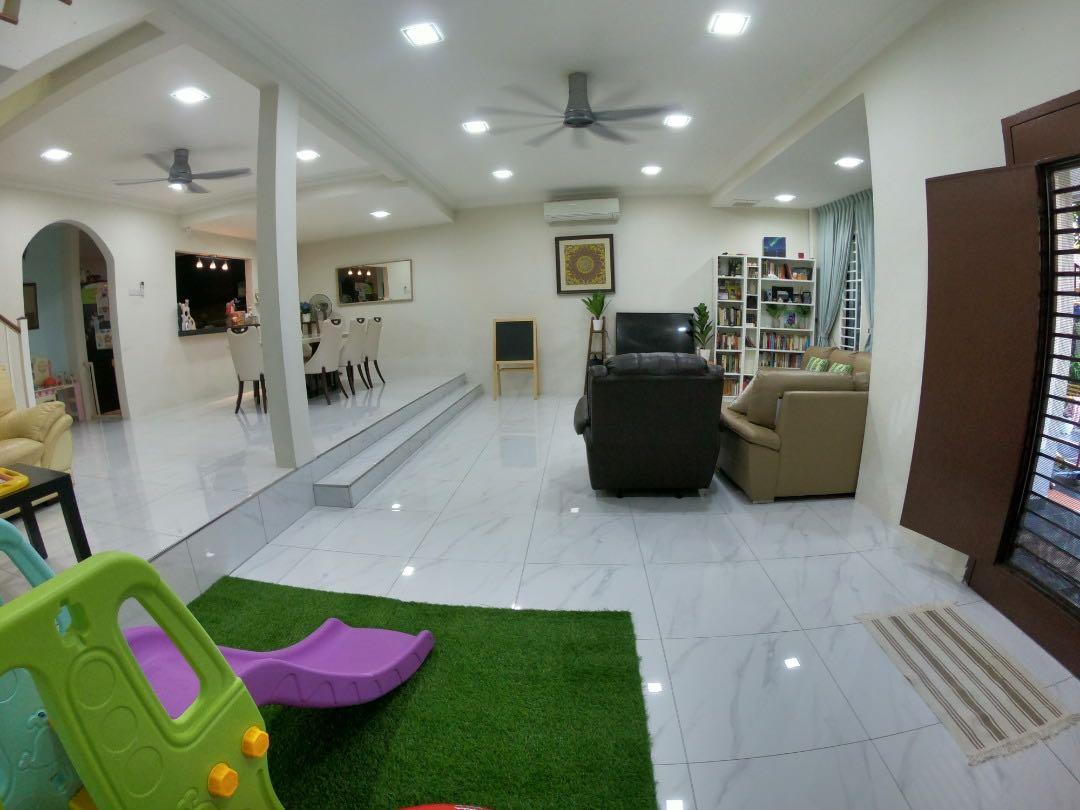 Taman Nirwana Ampang Double Storey Link Fully Renovated, Property, For