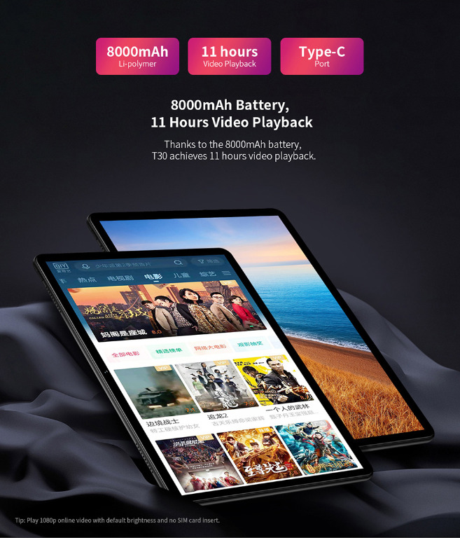 Teclast T30 Tablet 10 1 Inch Android 9 0 4gb Ram 64gb Rom Mobile Phones Tablets Tablets On Carousell