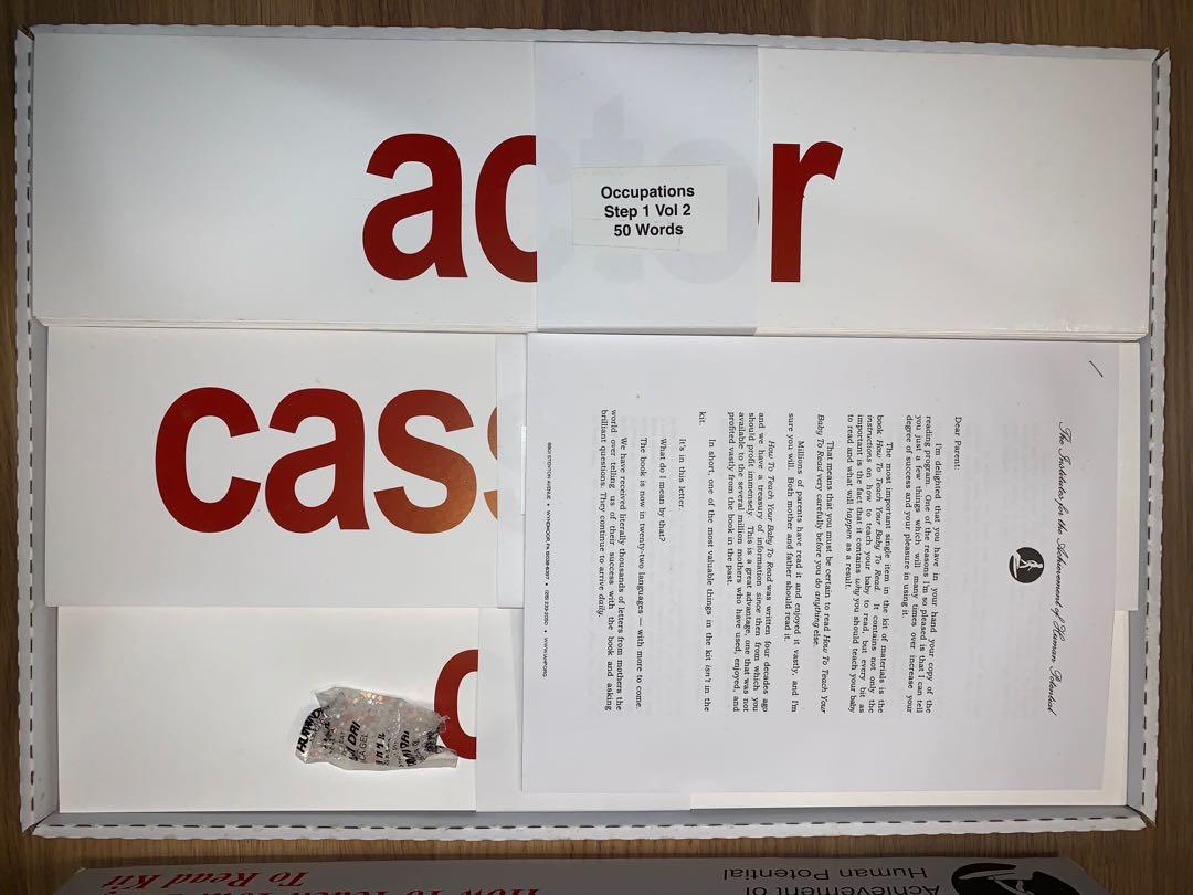 The Glenn Doman “How to Teach Your Baby To Read” Series Flash Cards