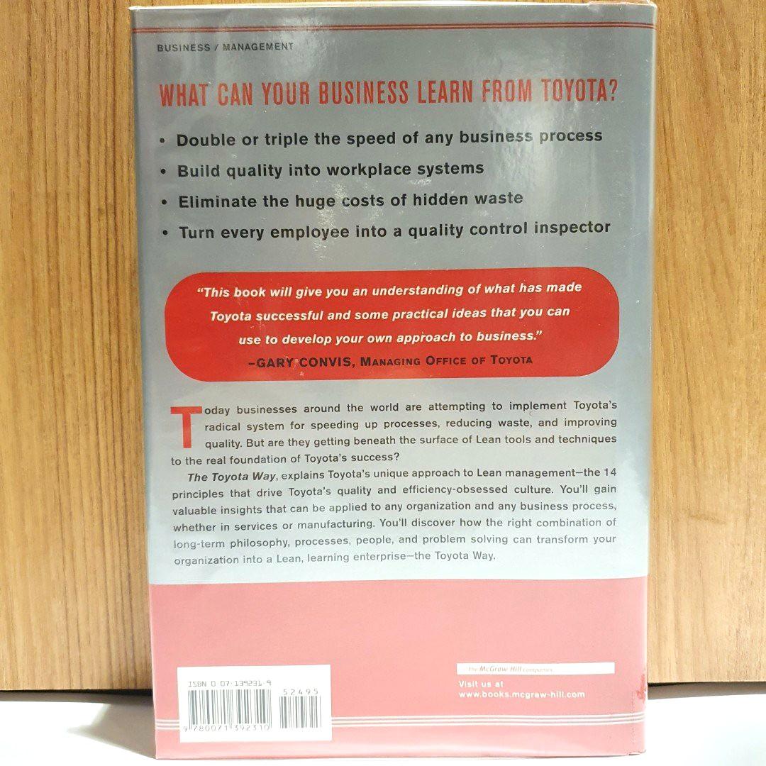 The Toyota Way 14 Management Principles From The World S Greatest