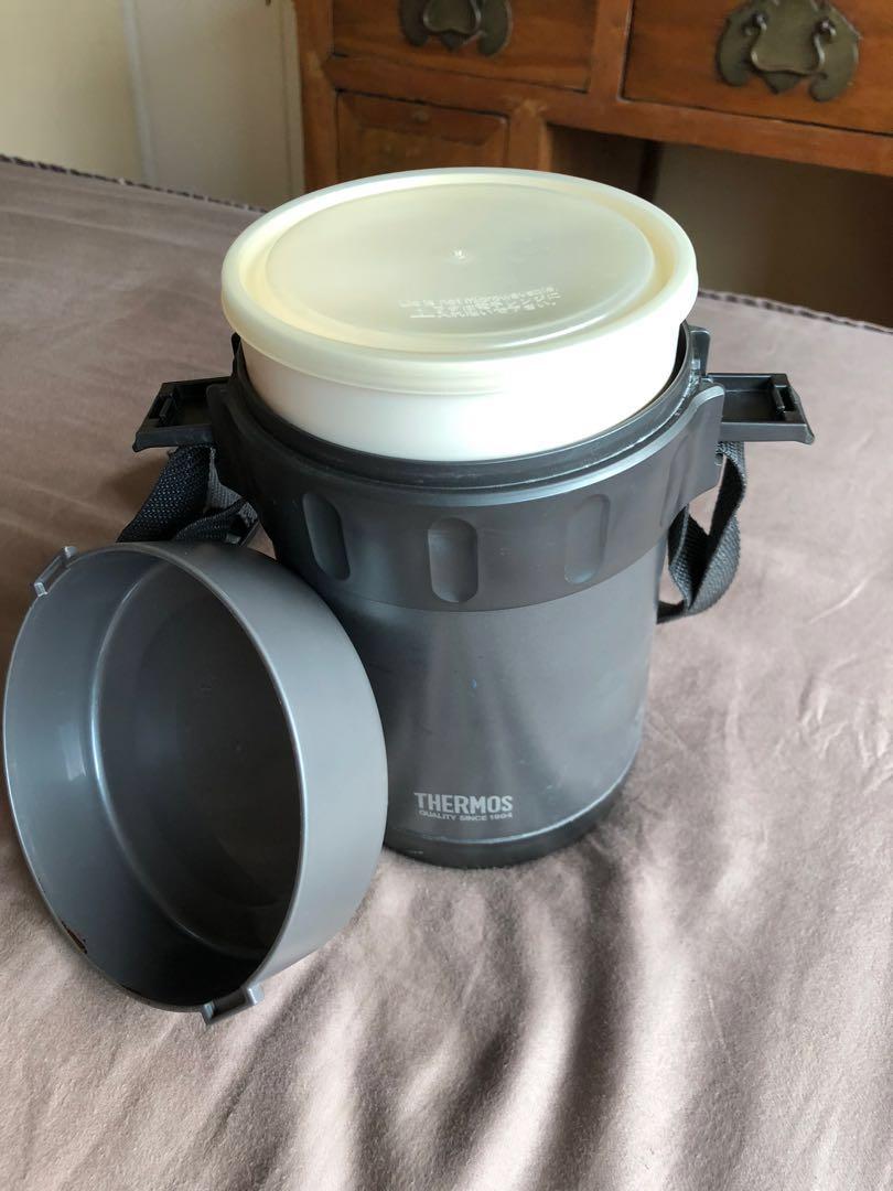 Thermos Brand 1.8L Lunch Box Jar with 3 Compartments, Furniture & Home