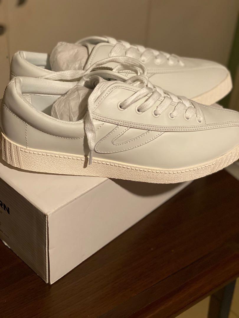 All white leather tretorn hotsell