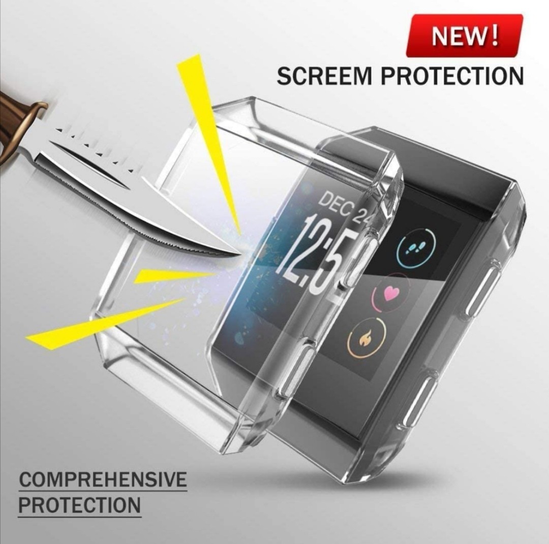 Ultra Slim Soft Full Cover Case for Fitbit Ionic Mobile Phones Gadgets Wearables Smart Watches on Carousell