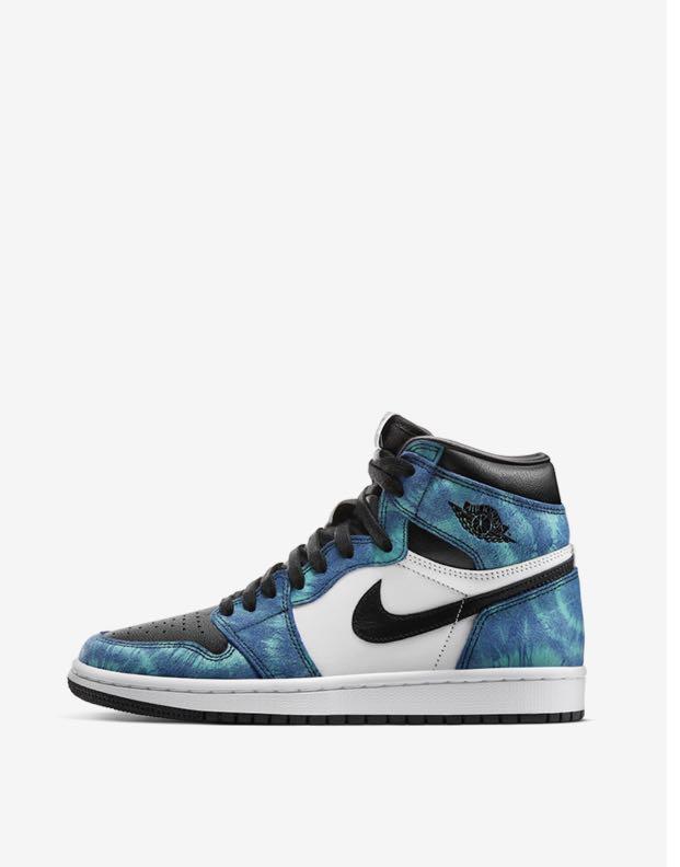 air jordan blue tie dye