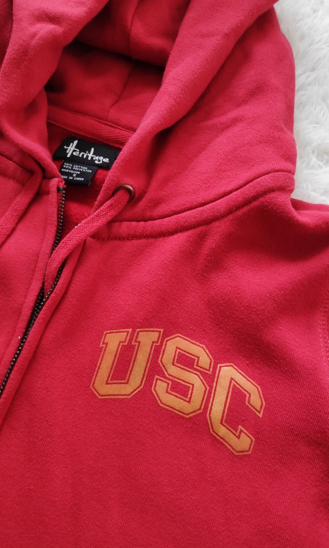 USC Trojans Zip Up Hoodie, Women's