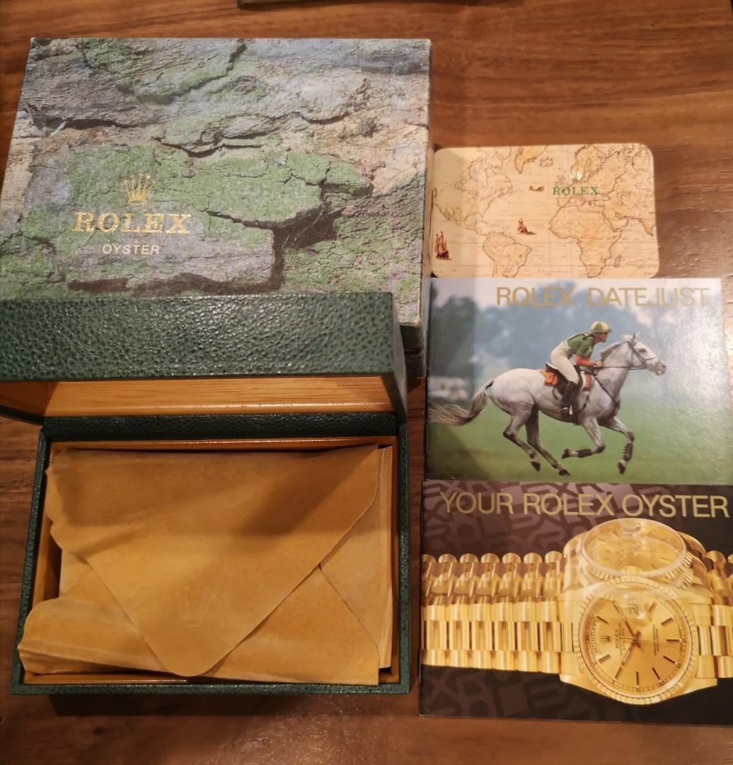 Used Rolex Box 68.00.04 with booklet and calendar Luxury Watches on Carousell
