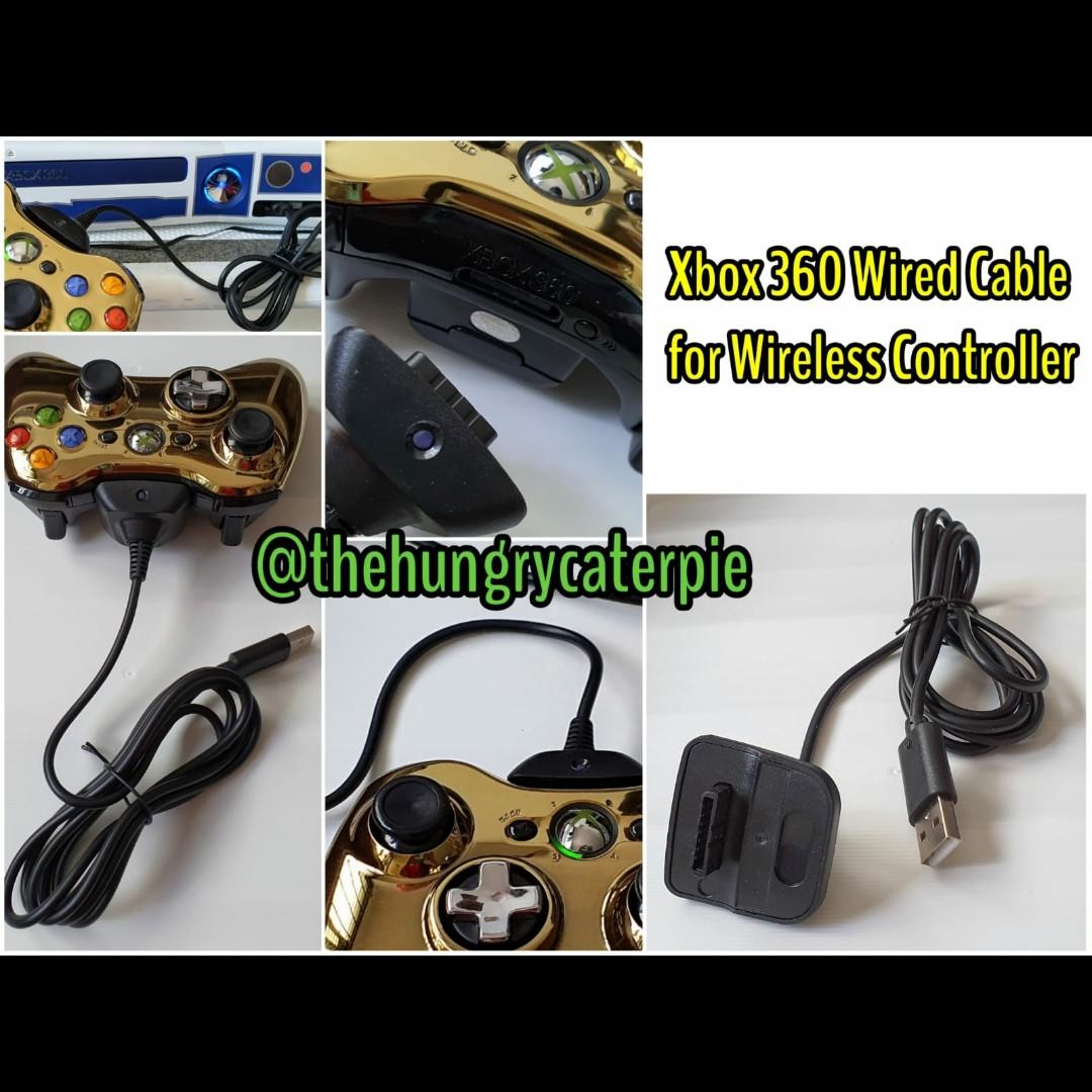 xbox 360 wireless controller to wired