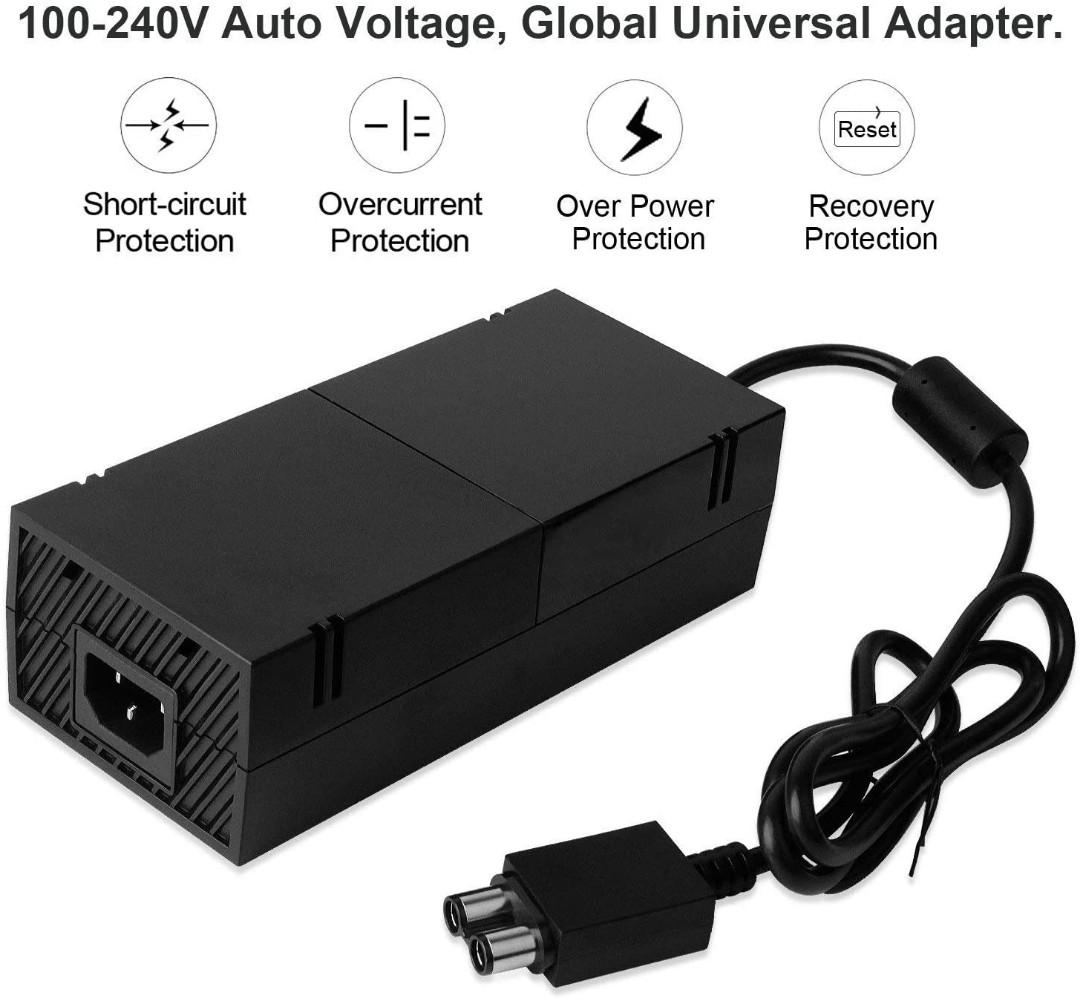 Xbox One Power Supply Brick, [Quiet Version] AC Adapter Power Supply