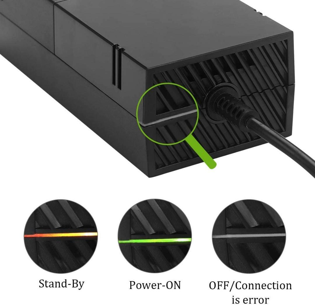 Xbox One Power Supply Brick, [Quiet Version] AC Adapter Power Supply