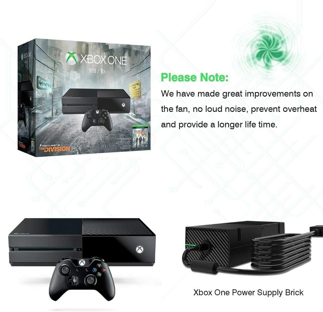 Xbox One Power Supply Brick, [Quiet Version] AC Adapter Power Supply