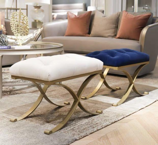 X Leg Carella Ottoman Furniture Tables Chairs On Carousell
