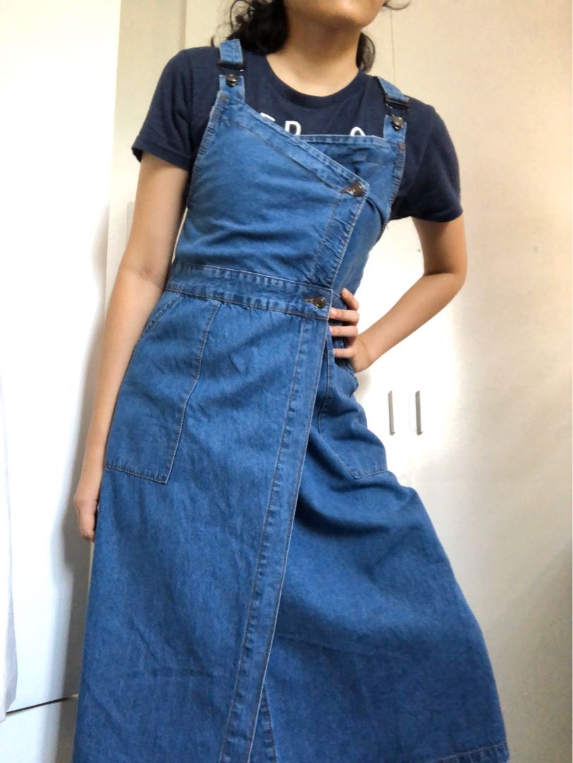 zalora denim dress