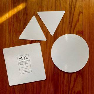 100% Cotton Paper . Premium Art Supplies . White Tiles . 20pcs