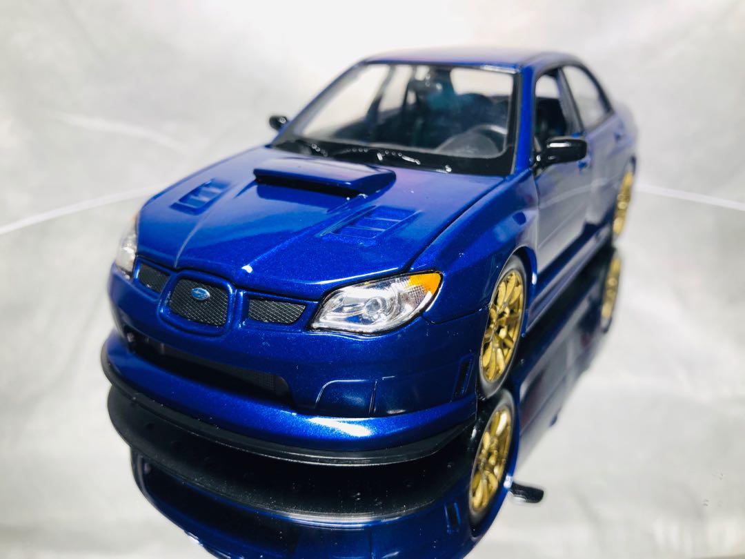 1 24 2006 Subaru Impreza Wrx Sti Diecast Model Toys Games Bricks Figurines On Carousell