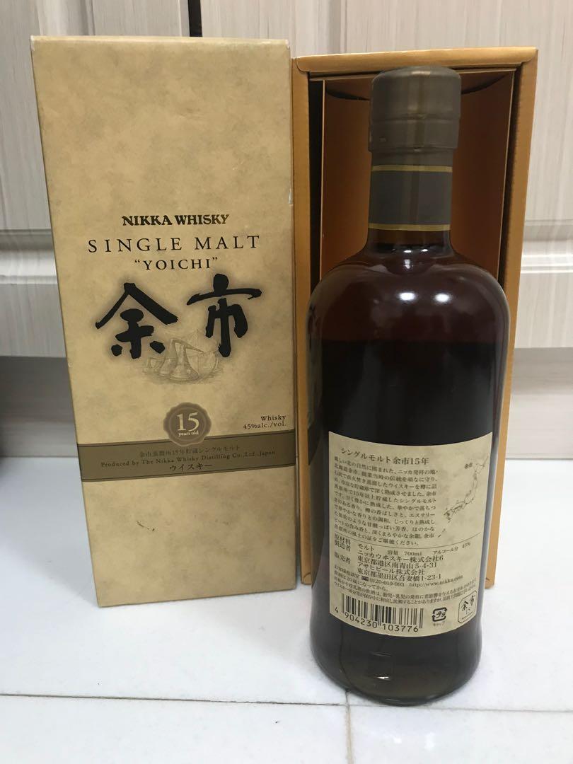 余市15年日版禮盒 嘢食 嘢飲 酒精類飲品 Carousell