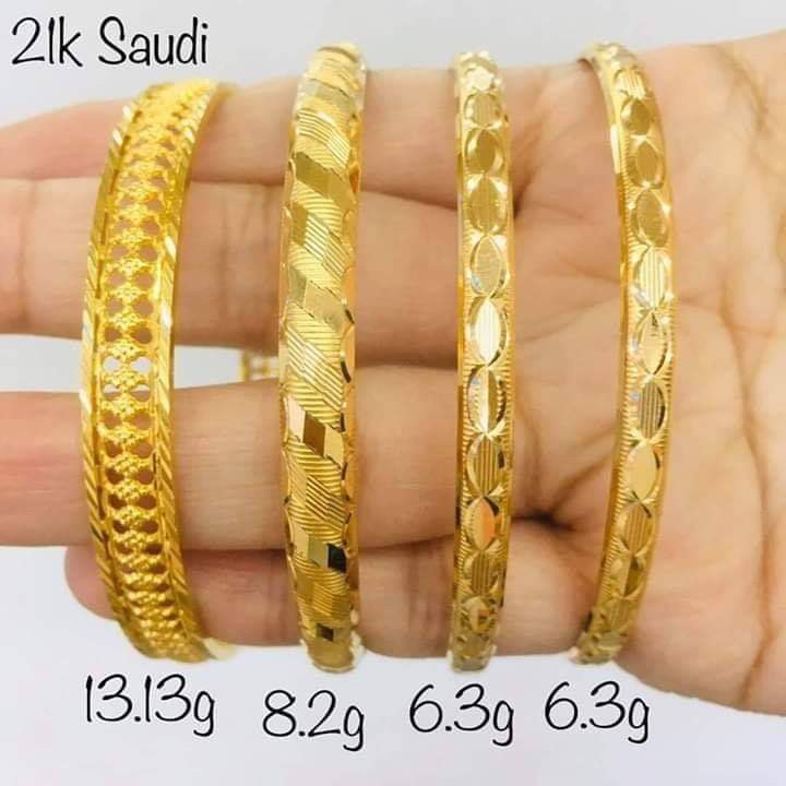 Jewelry | 21k Saudi Gold Bracelet 75inch | Poshmark
