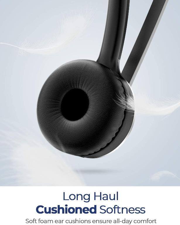Mpow m5 pro bluetooth headset advanced noise cancelling microphone deals