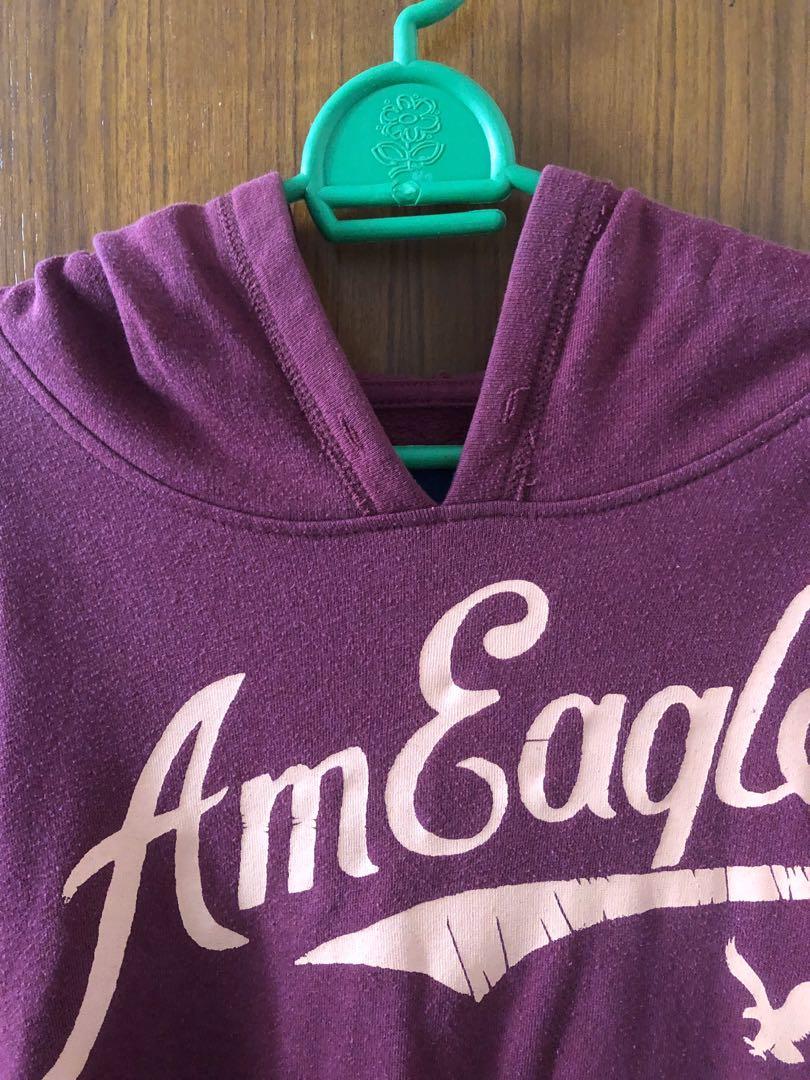 Purple american eagle best sale hoodie