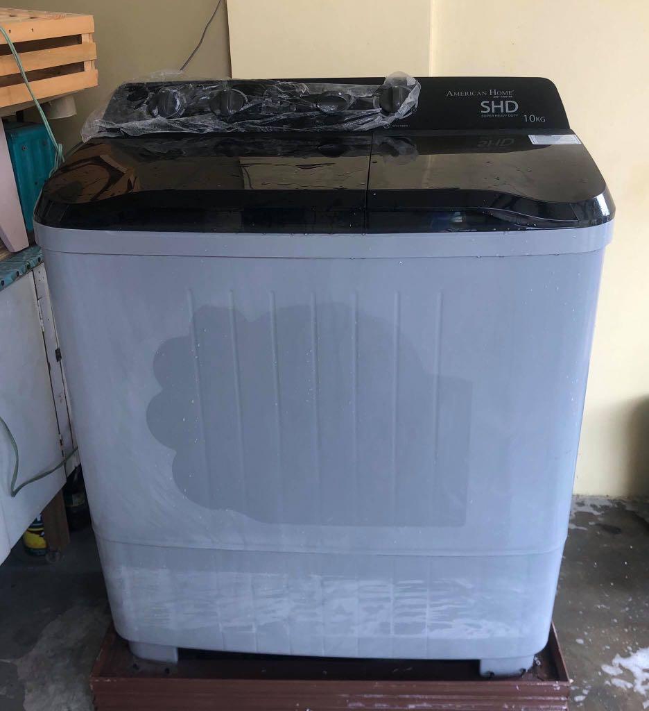 American Home Awt 100016b 10 Kg Twin Tub Washing Machine Tv Home Appliances Washing Machines And Dryers On Carousell