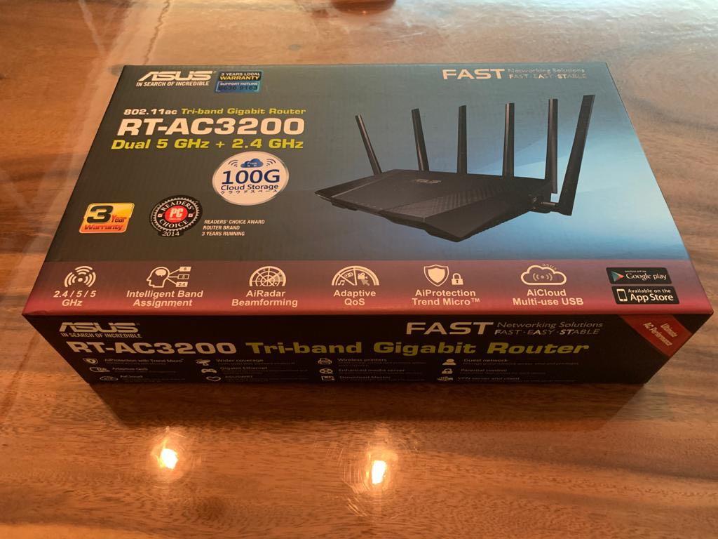 Asus router - RT-AC3200 (almost new), Computers & Tech, Parts ...