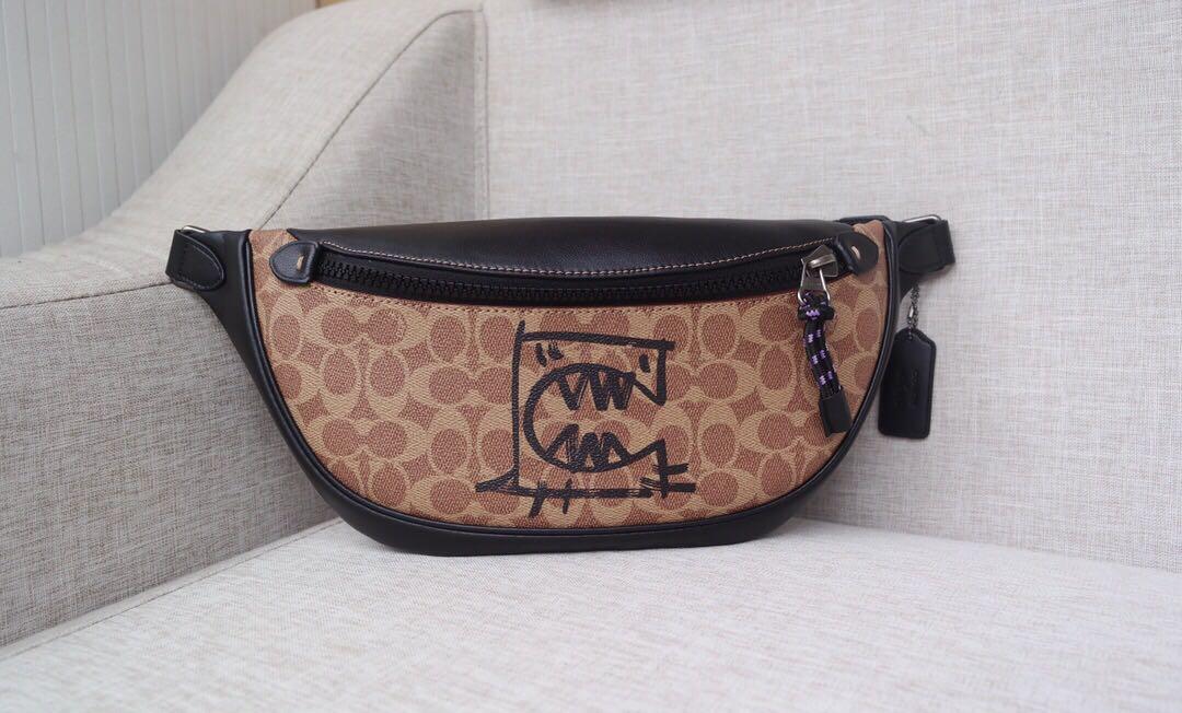 rivington belt bag in signature canvas