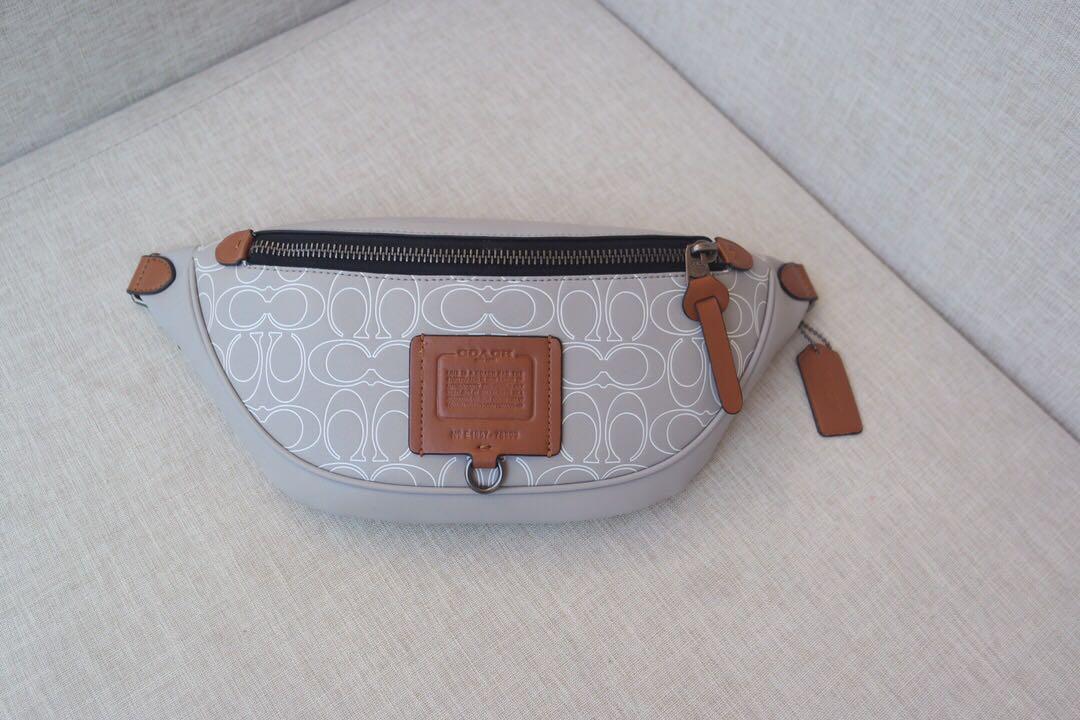 rivington belt bag in signature leather
