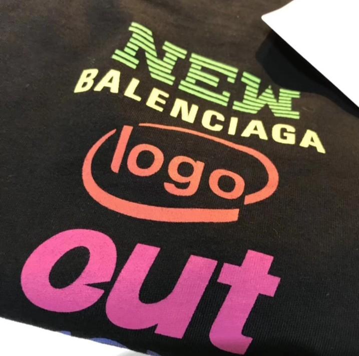 New balenciaga logo out shop